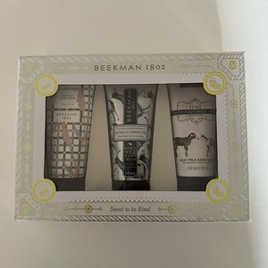 Beekman 1802 goat milk hand cream trio - gift set